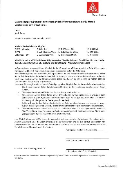 Datenschutzerklärung